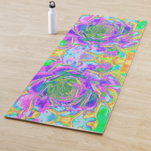 レインボーカラーズフィエスタジューセントセダムロゼット ヨガマット (インサイチュ)