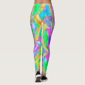 レインボーカラーズフィエスタジューセントセダムロゼット レギンス (裏面)