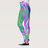 レインボーカラーズフィエスタジューセントセダムロゼット レギンス (左)