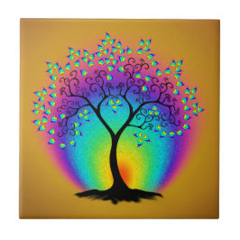 レインボーカラーセラミックタイル タイル