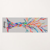 レインボーカラーツリーナマステ ヨガマット (正面(横))