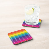 レインボーカラーデザイン コースター (右側)