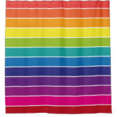 レインボーカラーデザイン シャワーカーテン (正面)