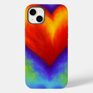 レインボーカラーハートデザインiPhoneケース Case-Mate iPhone 14 Plusケース