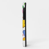 レインボーカラーハートモノグラム Case-Mate iPhoneケース (裏面/左)