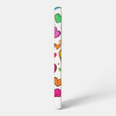 レインボーカラーハートモノグラム SAMSUNG GALAXYケース (左側面)