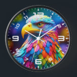 レインボーカラーバルドイーグル–654568 壁時計<br><div class="desc">レインボーカラーバルドイーグル–654568</div>