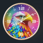 レインボーカラーバルドイーグル–654707 壁時計<br><div class="desc">レインボーカラーバルドイーグル–654707</div>