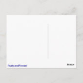 レインボーカラーバースト ポストカード (裏面)