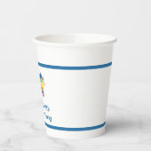 レインボーカラーピナタバースデーパーティー 紙コップ (左)