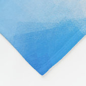 レインボーカラーピンクレッドブルーパープルイエローグリーン フリースブランケット (角)