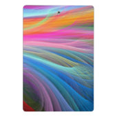 レインボーカラーフェザーデザイン ミニクリップボード (裏面)