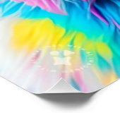 レインボーカラーフューリーキャット–68587 ポスター (コーナー)