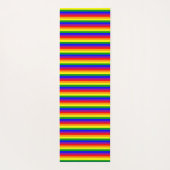 レインボーカラープライド国旗LGBTQIA+ ヨガマット (裏面)