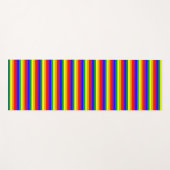 レインボーカラープライド国旗LGBTQIA+ ヨガマット (正面(横))
