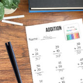 レインボーカラーペンシル報酬スタンプ スクエアシール