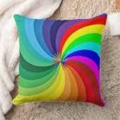 レインボーカラーマンダラ–46556 クッション (ブランケット)