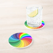 レインボーカラーマンダラ–46556 コースター (側面)