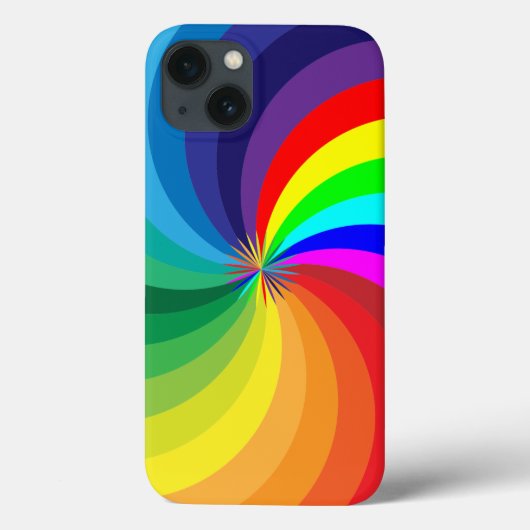 レインボーカラーマンダラ–46556 Case-Mate iPhoneケース (裏面)