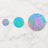 レインボーカラーマーメイドグリッター コンフェッティ (裏面)