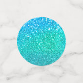 レインボーカラーマーメイドグリッター コンフェッティ (スモール正面)