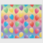 レインボーカラーラッピング紙 ラッピングペーパー (フラット)