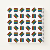 レインボーカラーリングペンシル ノートブック (裏面)