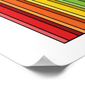 レインボーカラーリングペンシル ポスター (角)