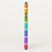 レインボーカラー名前をカスタムするの電話ケース Case-Mate iPhoneケース (裏面/右)