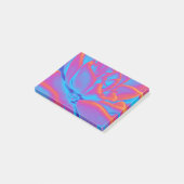 レインボーカラー多肉植物 ポストイット (アングル)