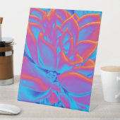 レインボーカラー多肉植物 台座サイン (インサイチュ)