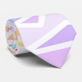 レインボーカラー幾何学的ネックタイ ネクタイ (ロール)