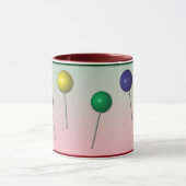 レインボーカラー棒つきキャンデーマグ マグカップ (中央)