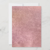 レインボーカラー水彩気球ベビーガールシャワー 招待状 (裏面)