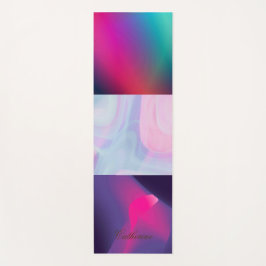 レインボーカラー環境にやさし名前をカスタムする ヨガマット