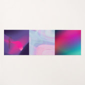 レインボーカラー環境にやさし名前をカスタムする ヨガマット (正面(横))