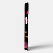 レインボーカラー蝶銀河系スターズオンブラック Case-Mate iPhoneケース (裏面 / 右)