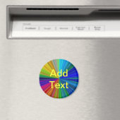 レインボーカラー追加引用文 マグネット (インサイチュ (食洗機))