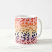 レインボーカラー離れの コーヒーマグカップ (正面右)