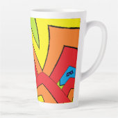 レインボーカラー カフェラテマグ (右)