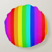 レインボーカラー ラウンドクッション (裏面)