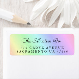 レインボーカラー ラベル