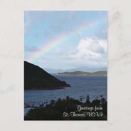 レインボーカリブのアイランドライフ ポストカード (正面)