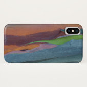 レインボーガムツリーの抽象画 Case-Mate iPhoneケース (裏面(横))