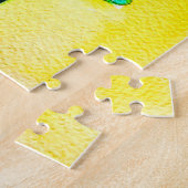 レインボーガーベラカラフル花 ジグソーパズル (側面)