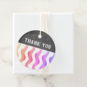 レインボーガーリーウェーブスチャックボード誕生日ありがとう フェイバータグ (インサイチュ)