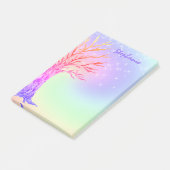 レインボーガーリースパークルズモノグラム名 ポストイット (アングル)