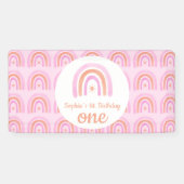 レインボーガールの最初の誕生日パーティー 横断幕 (横)