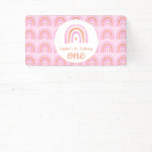 レインボーガールの最初の誕生日パーティー 横断幕 (インサイチュ)