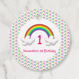 レインボーガールニーエイジ誕生日 フェイバータグ